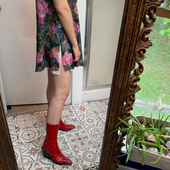 Victoria’s Secret 90s floral button front dress S - Picture 5 of 9